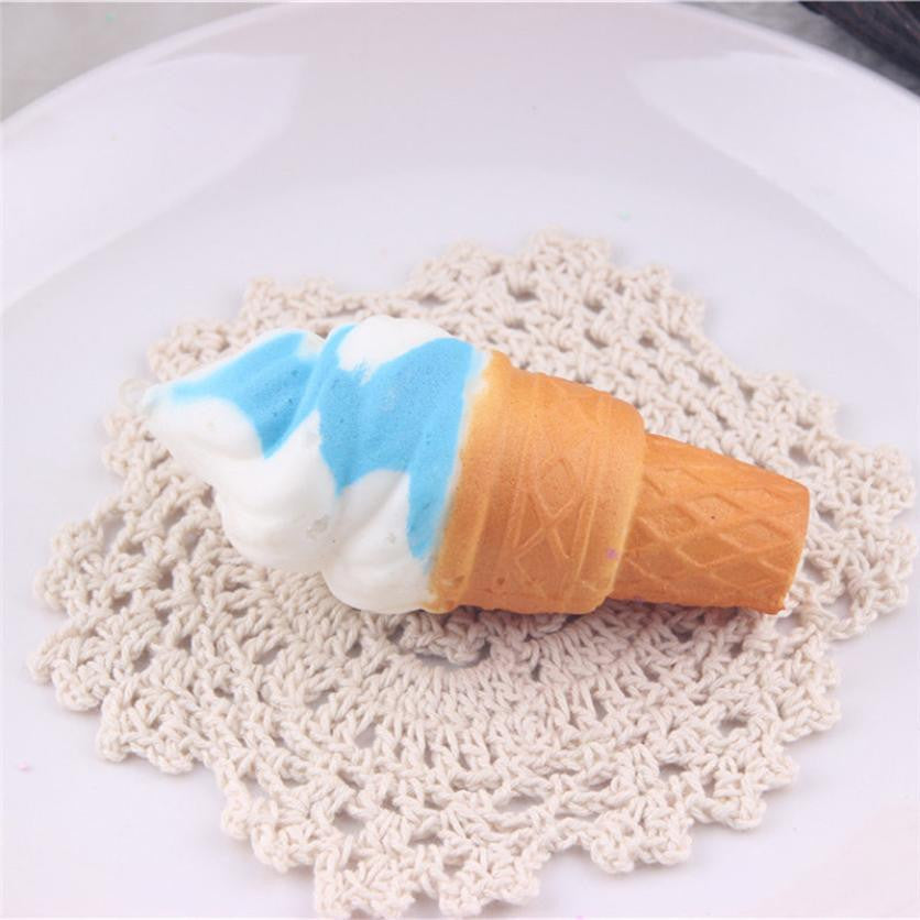 Ice Cream Slow-Rebound Squishy Squeeze Toy – Musical Pendant