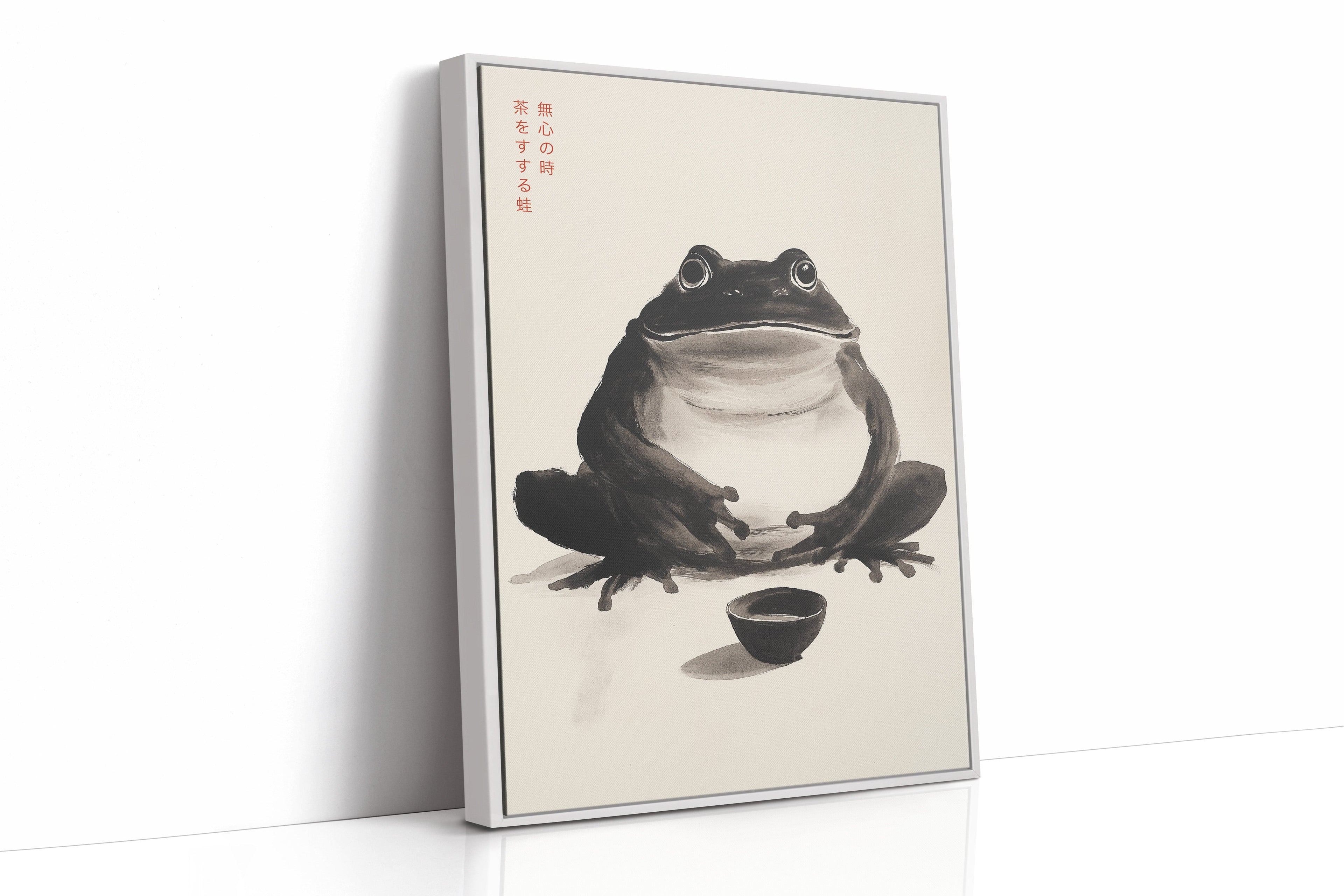 Zen Frog – A Moment of Tea