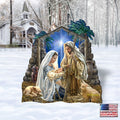 Glory to God Nativity Outdoor Decor by D. Gelsinger - Nativity Holiday Decor - 8461010F-1722 Outdoor Decor 32" Tall