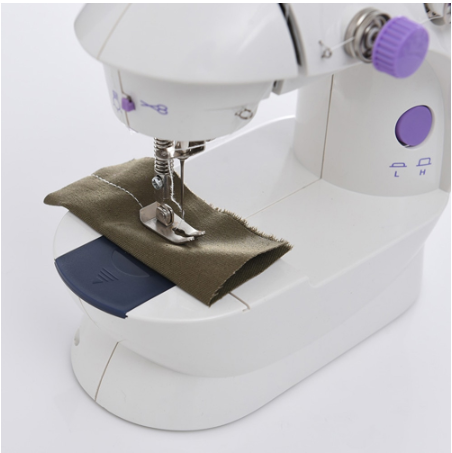 Mini Electric Sewing Machine — Portable, Built-In Light, 4 Plugs
