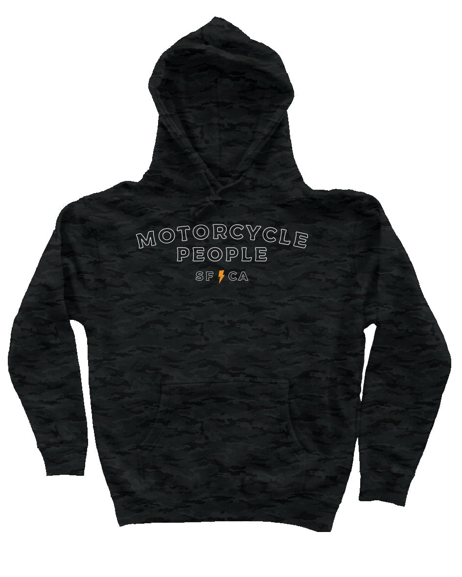 Motorcycle People SF Black Camo Hoodie