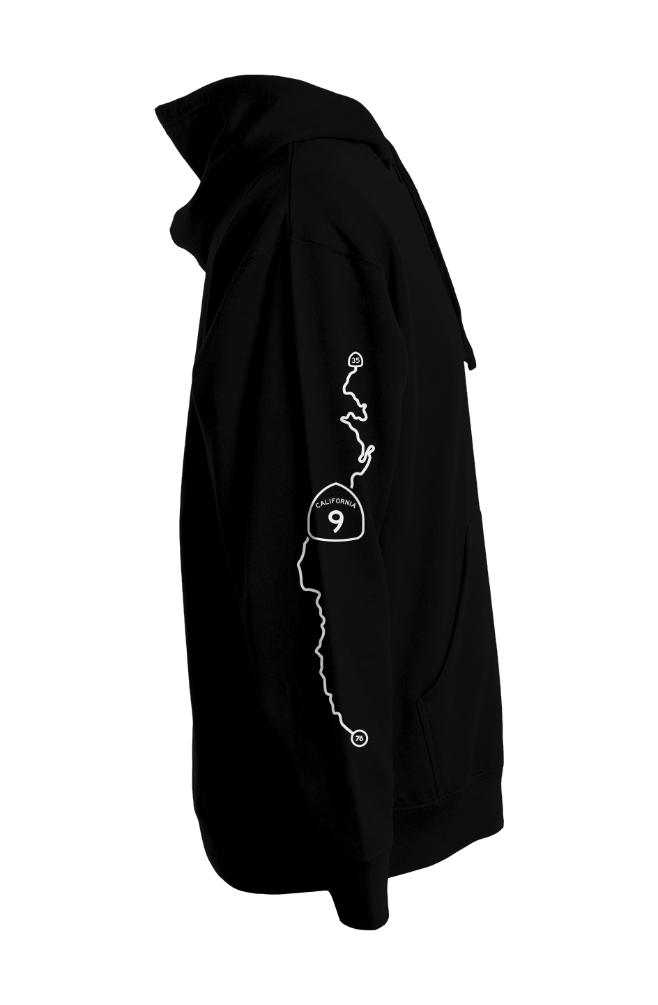 Crown Moto Hwy 9 "Go Ride." Hoodie
