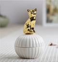 Cute Animal Figurine Jewelry Box & Decorative Jar — 5 Styles