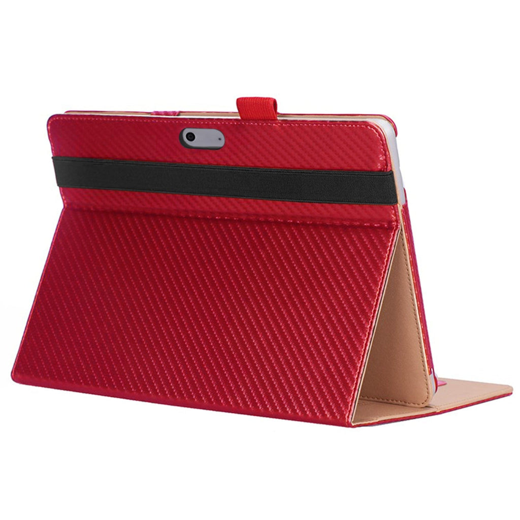 Venture Series Carbon Fiber Pattern Folio Case - Microsoft Surface Go 4 and Go 3