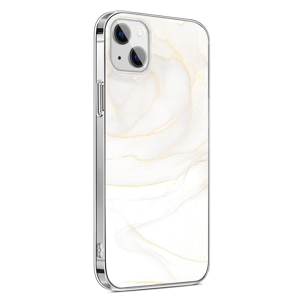 White Marble Series Case - iPhone 13 Mini