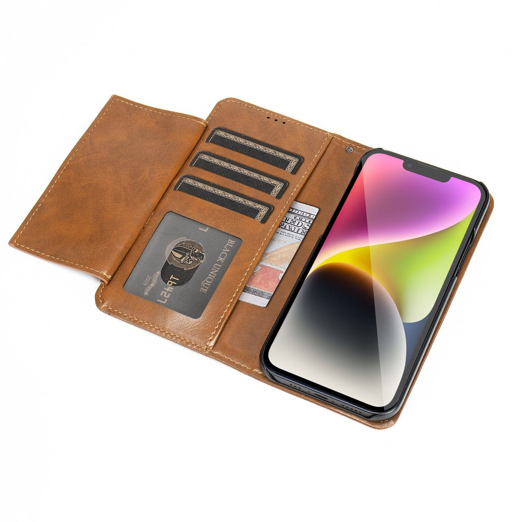 Indy Series Leather Wallet Case - iPhone 14 Plus
