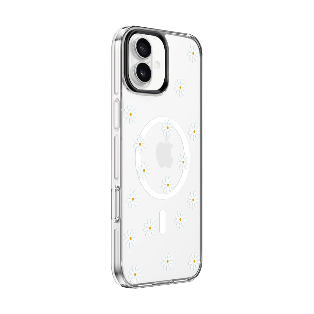 iPhone 16 Floral Design Case with Swappable Back - Wireless Charging | Inspire Series