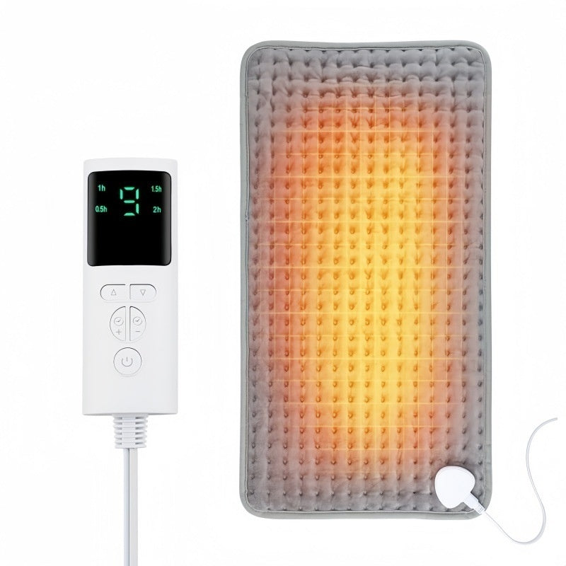 Electric Heating Pad, 60 × 30 cm, Gray