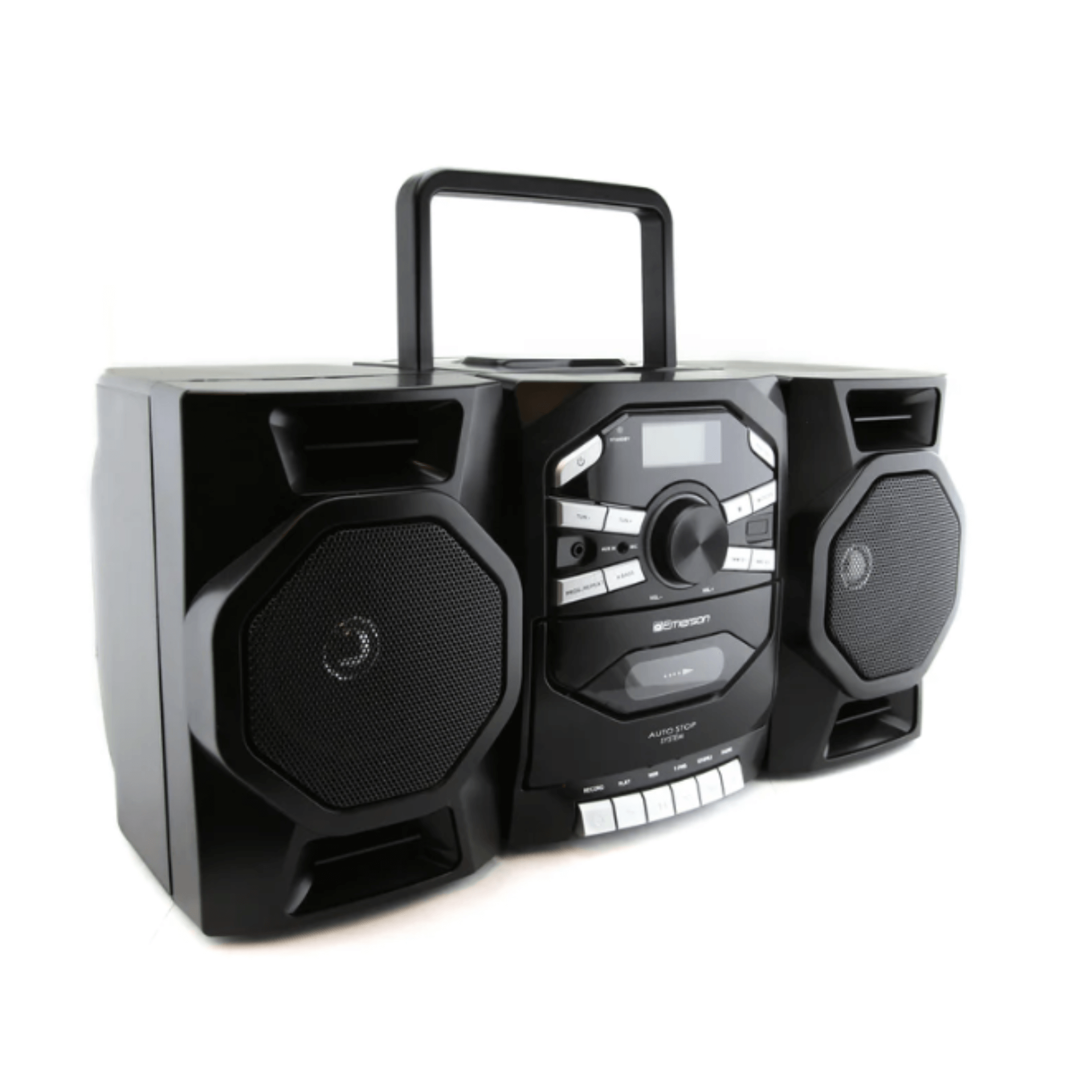 Emerson Portable CD & Cassette Stereo Boombox