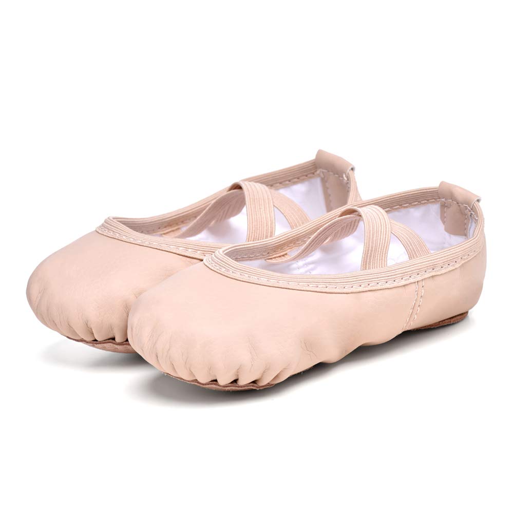 Stelle Ballet Shoes for Girls Toddler Soft Leather Split Sole