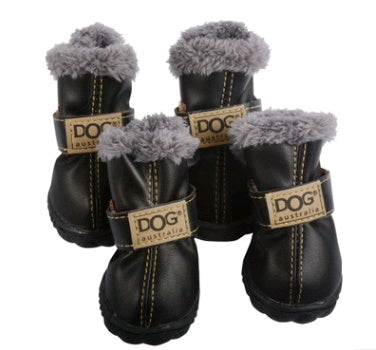 Dog Winter Snow Boots — 10 Colors, Sizes 1–5