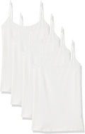 Amazon Essentials Women's Slim-Fit Camisole for Layering and Everyday Wear, Pack of 4