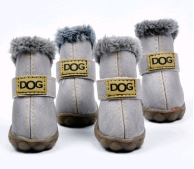 Dog Winter Snow Boots — 10 Colors, Sizes 1–5