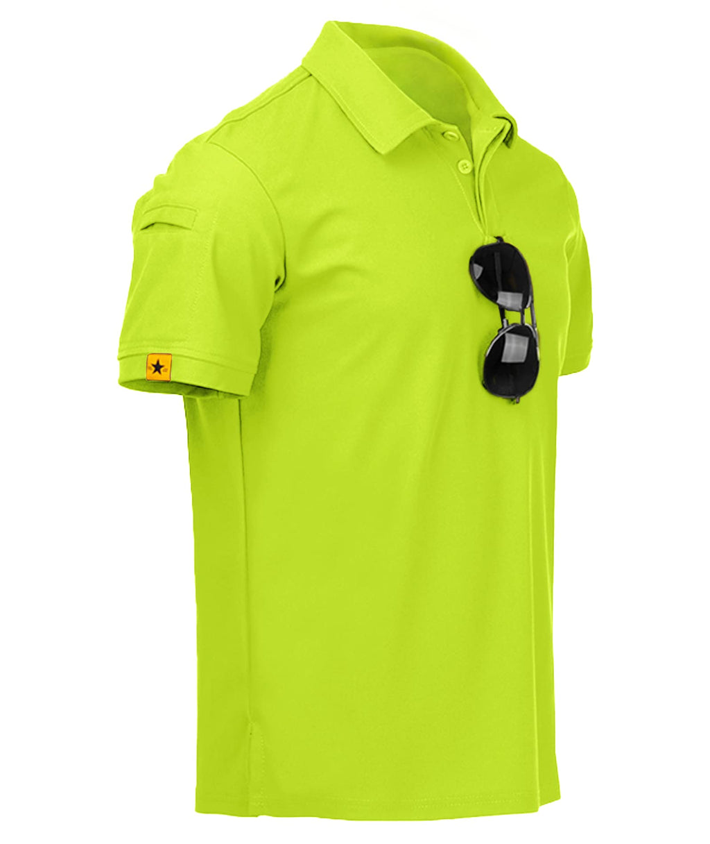 ZITY Mens Polo Shirt Short Sleeve Moisture Wicking Athletic Golf Polos
