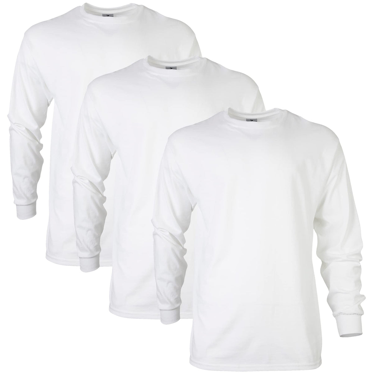 Gildan Adult Ultra Cotton Long Sleeve T-Shirt, Style G2400, Multipack