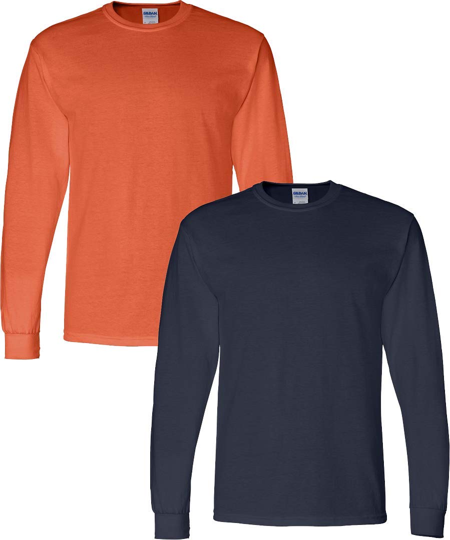 Gildan Adult Ultra Cotton Long Sleeve T-Shirt, Style G2400, Multipack