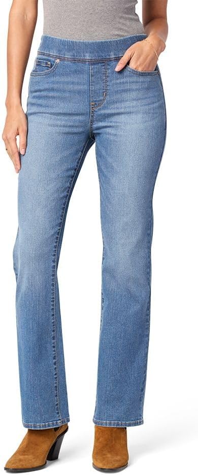 Levi Strauss Signature Gold Women's Totally Shaping Pull On Bootcut Jeans