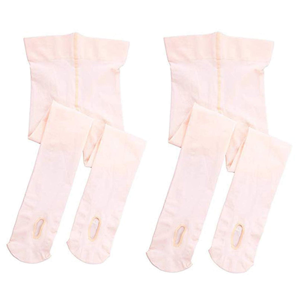 Stelle Girls' Convertible & Transition Ballet Tights for Toddler Dance Kid