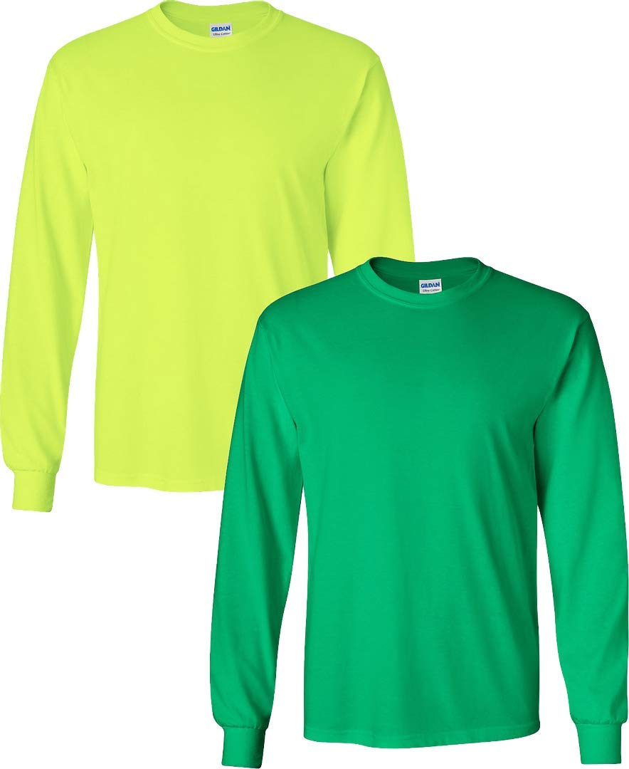 Gildan Adult Ultra Cotton Long Sleeve T-Shirt, Style G2400, Multipack