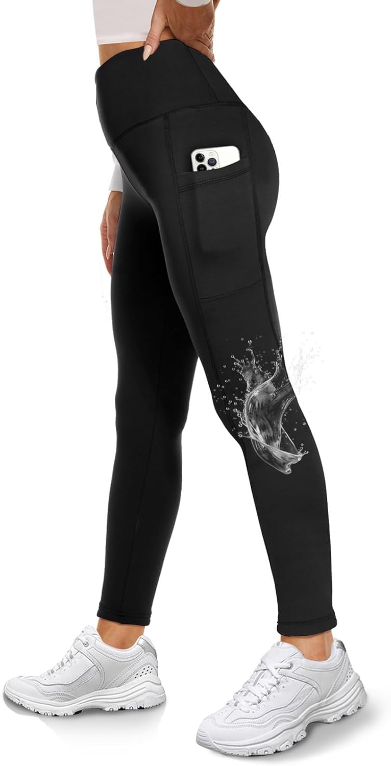 GAYHAY High Waisted Leggings with Pockets for Women - Buttery Soft Yoga Pants for Gym Workout, Athletic Running