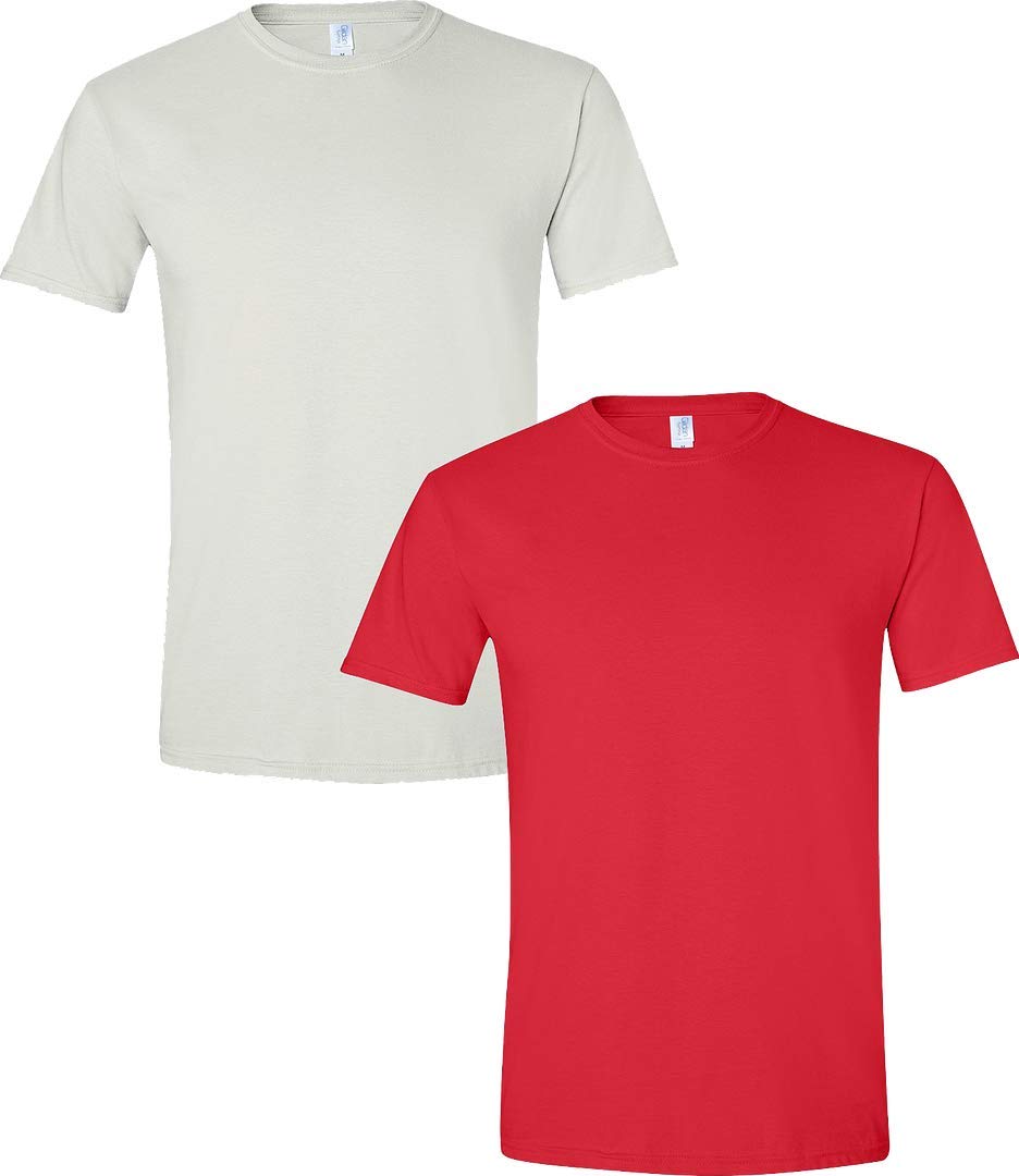 Gildan Adult Softstyle Cotton T-Shirt, Style G64000, Multipack