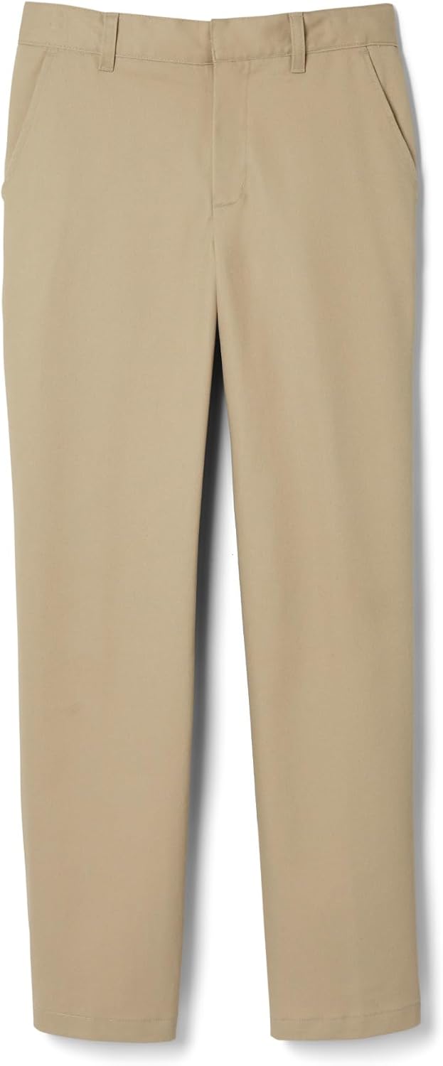 French Toast Boys' Adjustable Waist Relaxed Fit Twill Pant