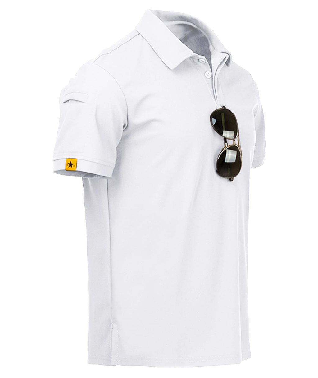 ZITY Mens Polo Shirt Short Sleeve Moisture Wicking Athletic Golf Polos