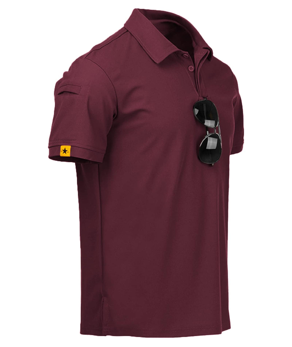 ZITY Mens Polo Shirt Short Sleeve Moisture Wicking Athletic Golf Polos