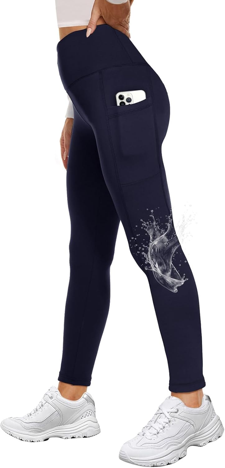 GAYHAY High Waisted Leggings with Pockets for Women - Buttery Soft Yoga Pants for Gym Workout, Athletic Running
