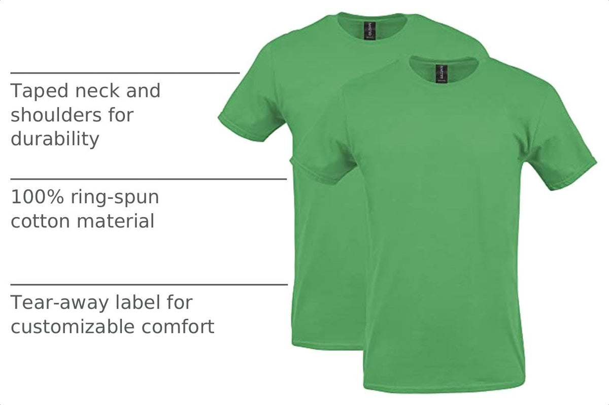 Gildan Adult Softstyle Cotton T-Shirt, Style G64000, Multipack