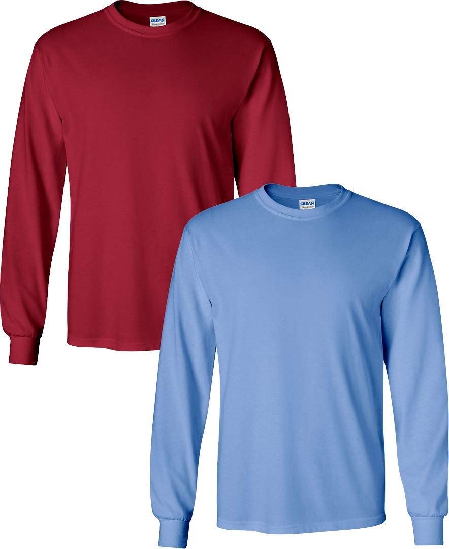 Gildan Adult Ultra Cotton Long Sleeve T-Shirt, Style G2400, Multipack
