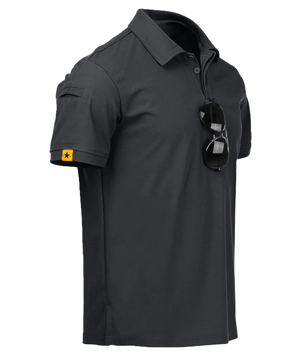 ZITY Mens Polo Shirt Short Sleeve Moisture Wicking Athletic Golf Polos