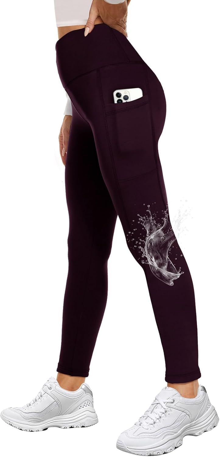 GAYHAY High Waisted Leggings with Pockets for Women - Buttery Soft Yoga Pants for Gym Workout, Athletic Running