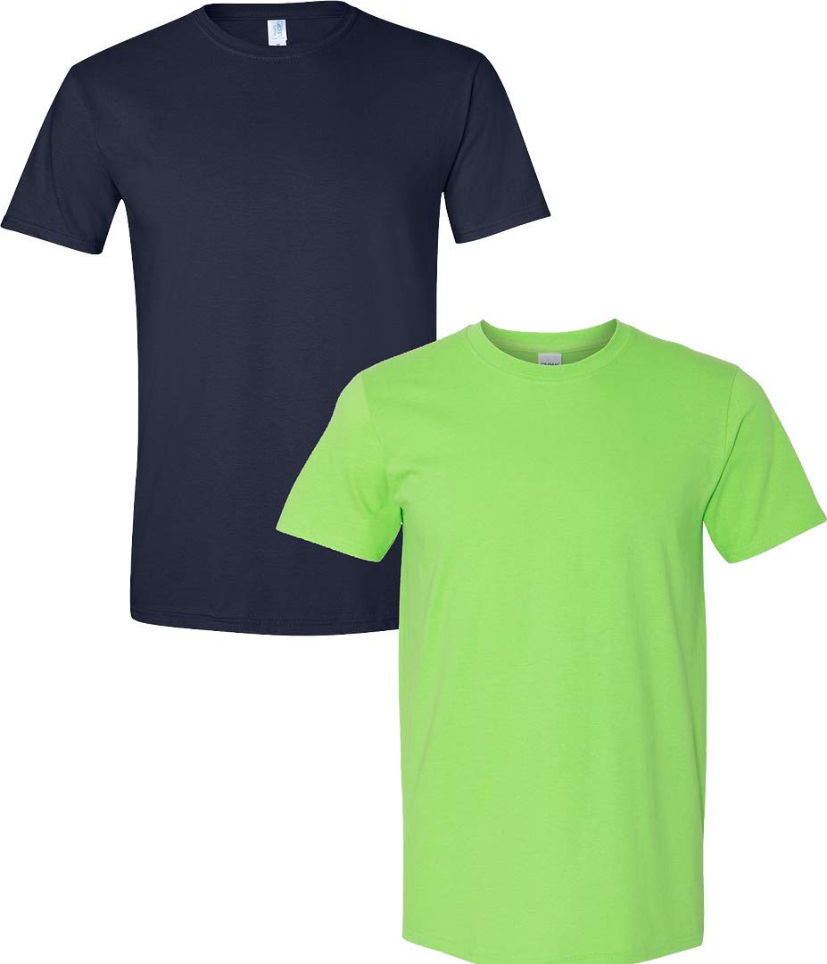 Gildan Adult Softstyle Cotton T-Shirt, Style G64000, Multipack