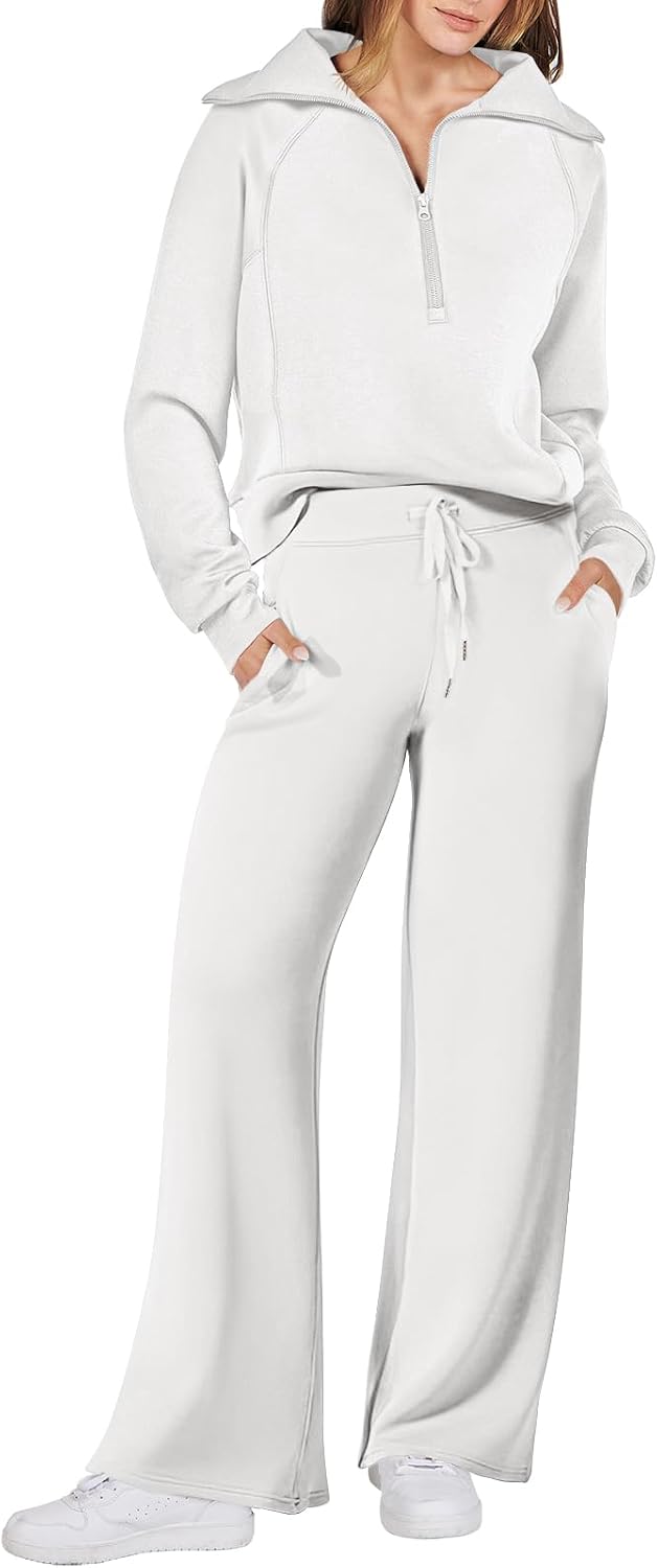 ANRABESS Women 2 Piece Set Sweatsuits Lounge Fall Outfits