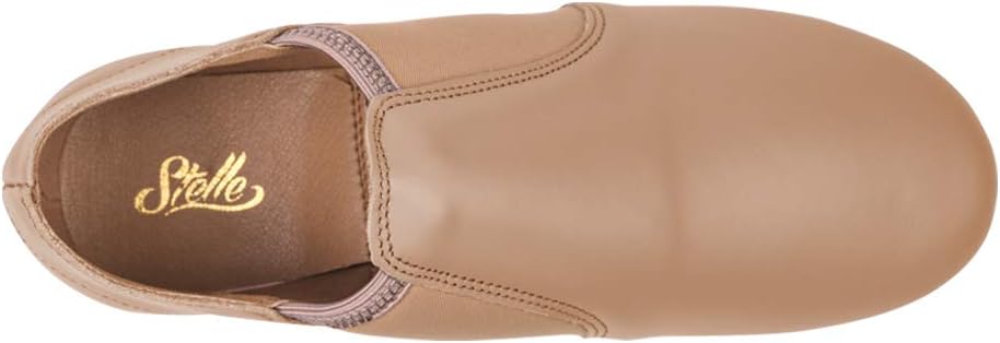 Stelle Jazz Shoes for Girls Genuine Leather Slip-On Dance Shoes