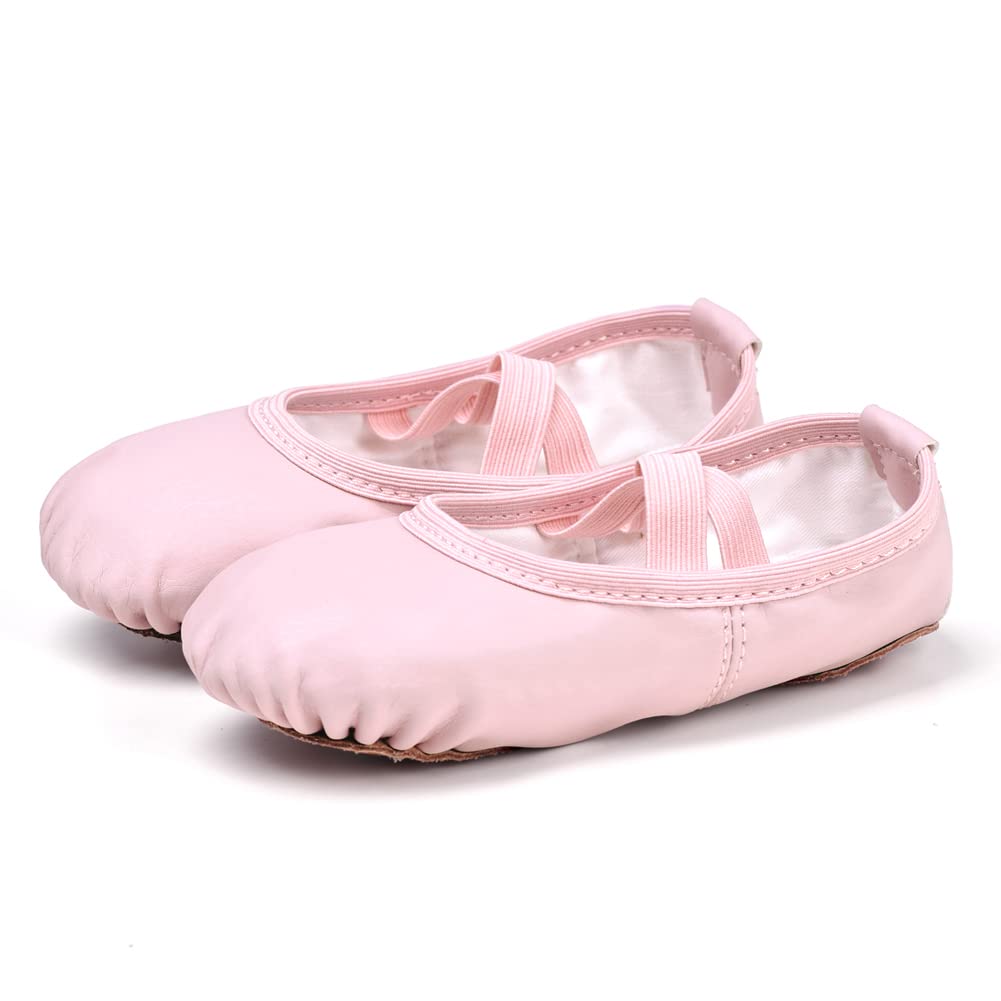 Stelle Ballet Shoes for Girls Toddler Soft Leather Split Sole