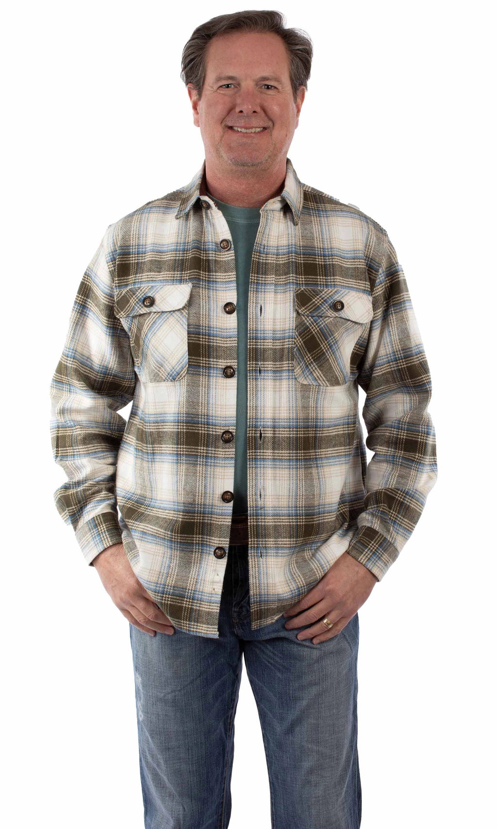 Scully Brawny Plaid (5279) - Men's Flannel Shirt