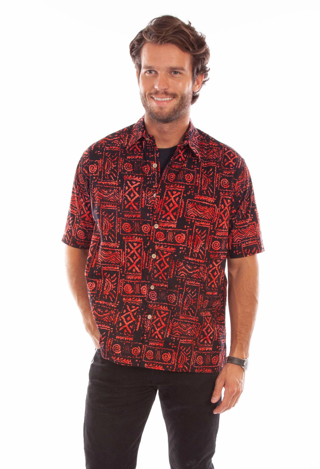 Scully Batik Tribal (5348) - Men's Casual Shirt