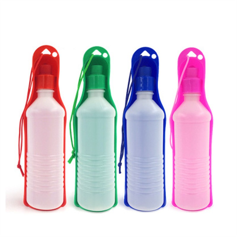 Portable Dog Water Bottle with Foldable Bowl – 250ml & 500ml