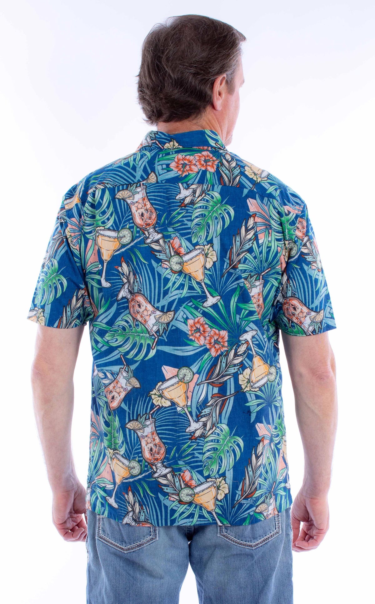 Scully Cocktails & Skulls (5372) - Men's Casual Shirt