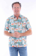 Scully Hawaiian Images (5374) - Men's Casual Shirt