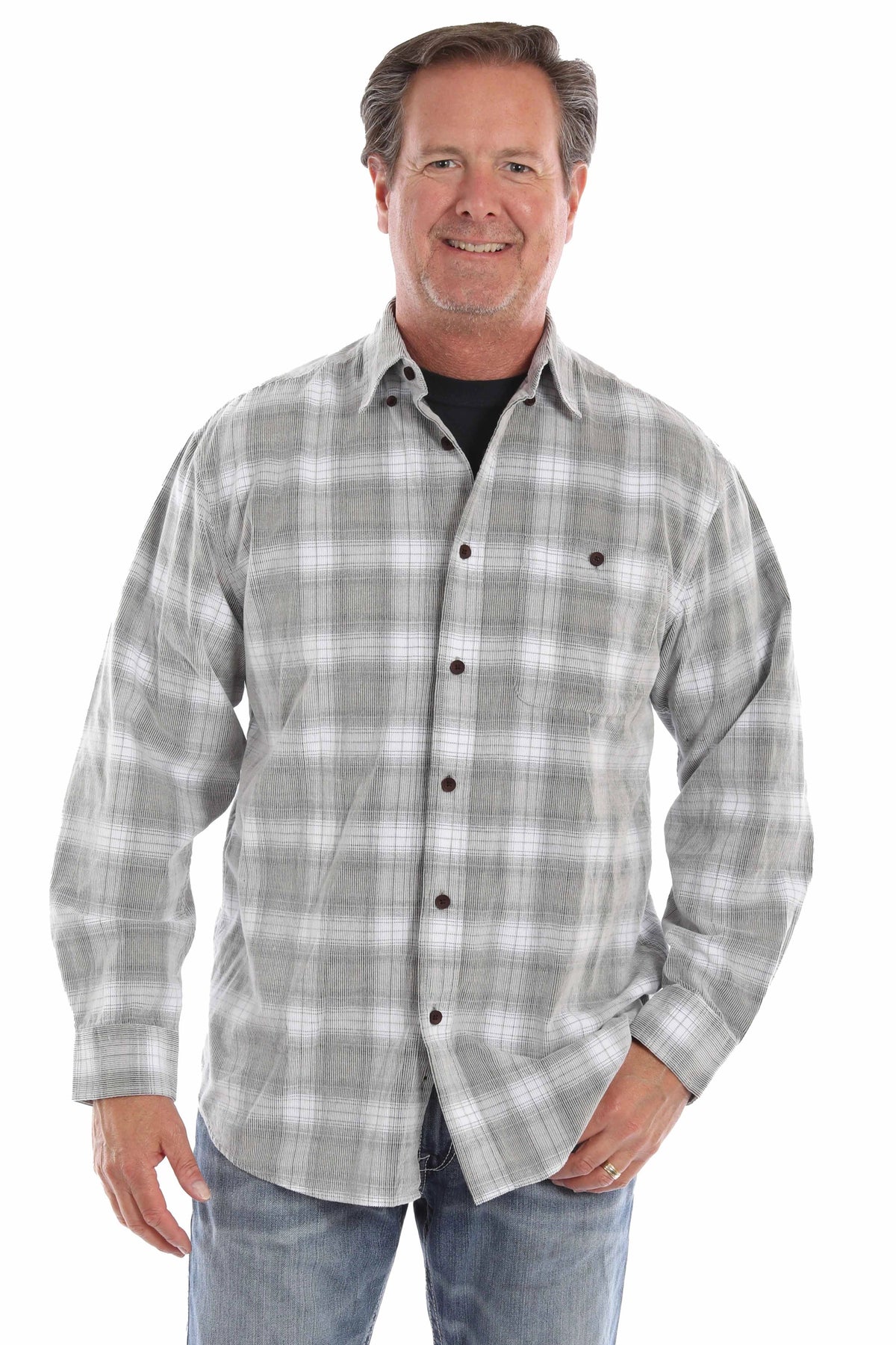 Scully Point Collar (5386) - Men's Corduroy Shirt