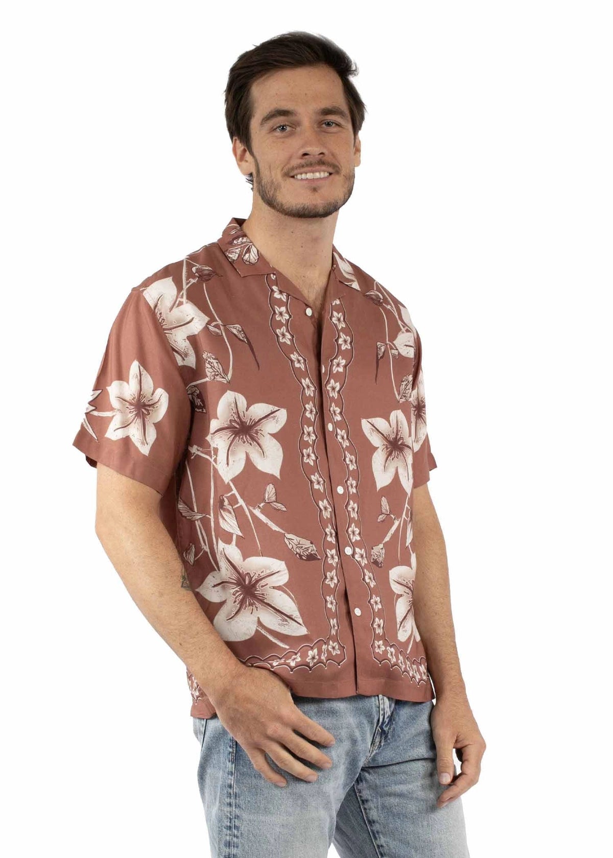 Scully Hawaiian Orchid (5394) - Men's Casual Shirt