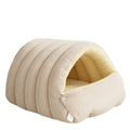 Enclosed Cat & Dog Sleeping Nest — Washable, 3 Colors, Medium & Large