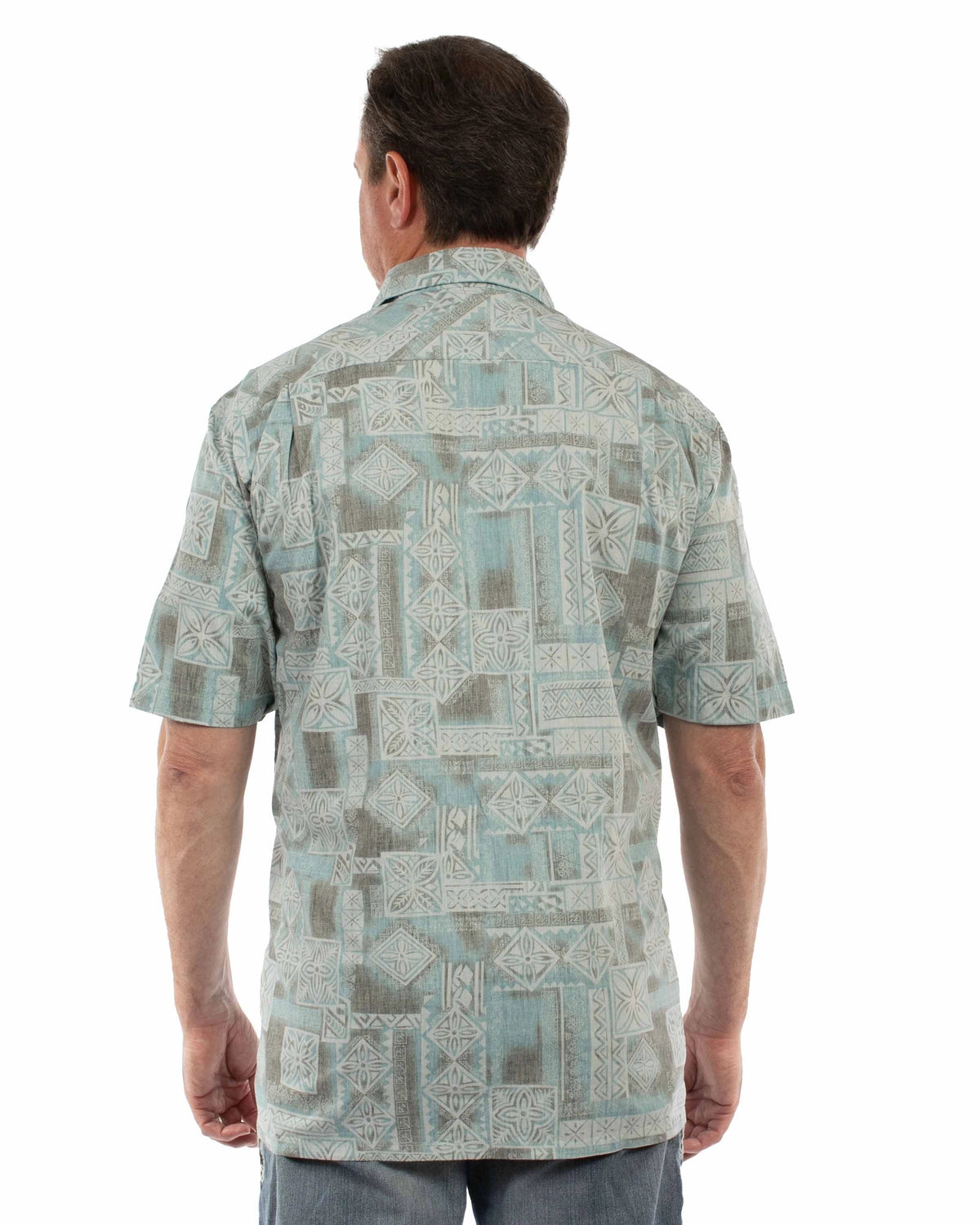 Scully Herringbone Hawaiian (5402) - Men's Casual Shirt