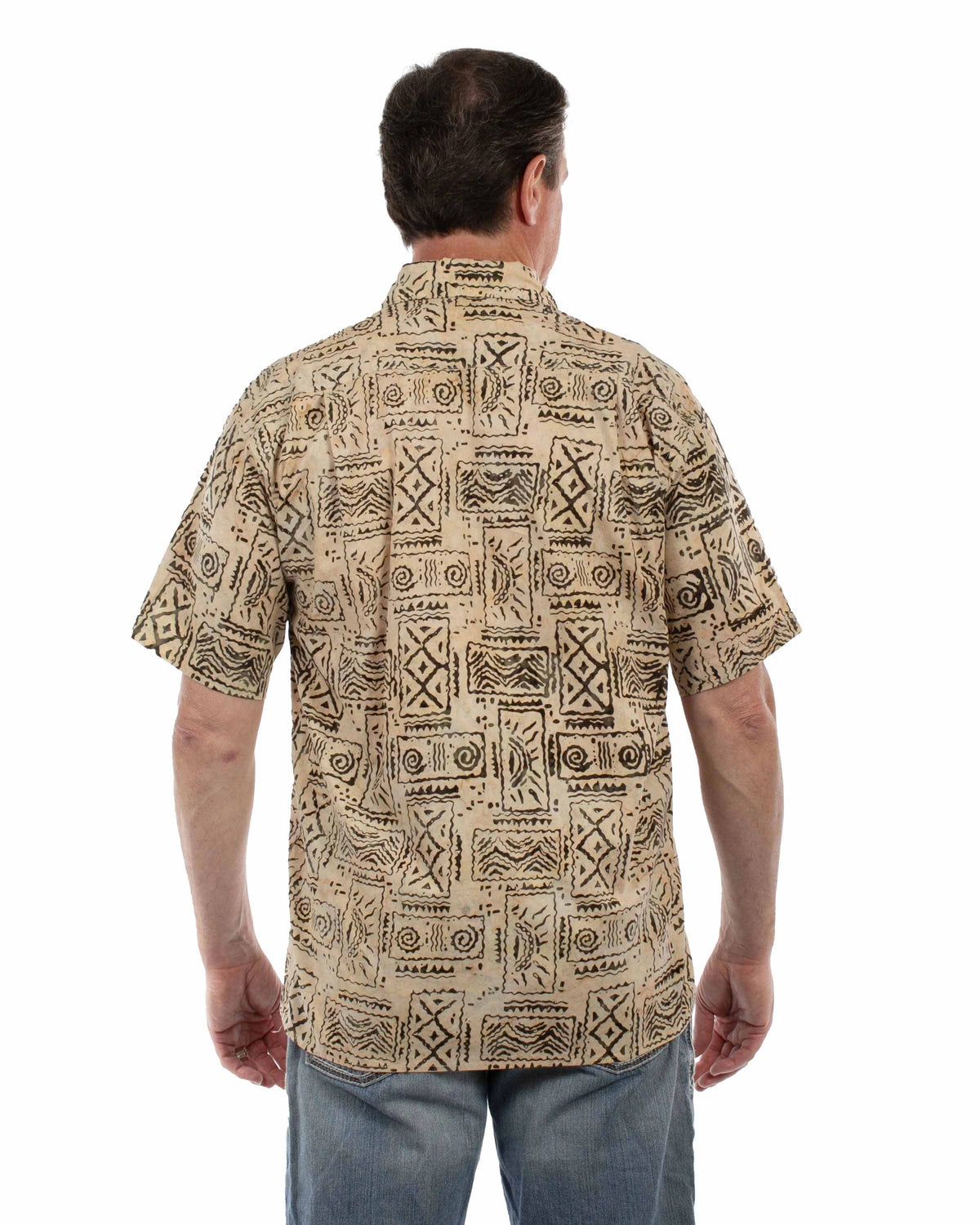 Scully Sand Batik (5404) - Men's Casual Shirt