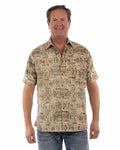 Scully Sand Batik (5404) - Men's Casual Shirt