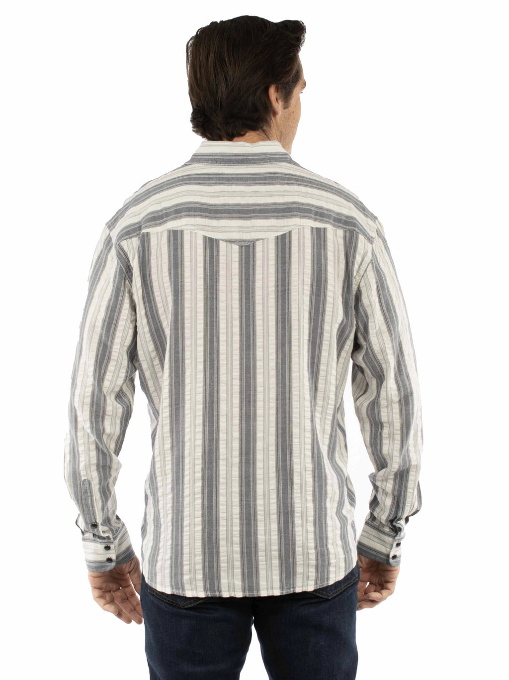 Scully Seersucker (5406) - Men's Western Shirt
