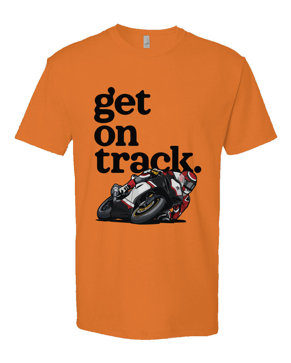 Get on Track Unisex T-Shirt (black ink)